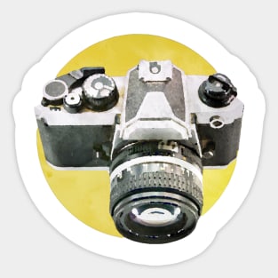 Vintage Camera Sticker